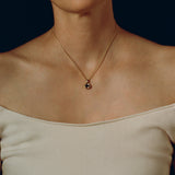 Sapphire Quatrefoil Pendant