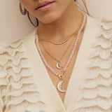 Rose Quartz Beaded Necklace