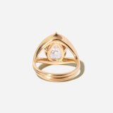 2.83 ct Antique Pear Diamond Rory Engagement Ring