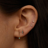 Opal One-Step Bar Earrings