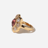 1.55 ct Pink Tourmaline Peace Flower Ring