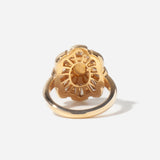 1.55 ct Pink Tourmaline Peace Flower Ring