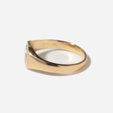 Engraved Pinky Signet Ring