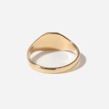 Engraved Pinky Signet Ring