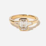 Emerald-cut Ponte Three-Stone Ring