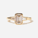 Emerald-cut Ponte Three-Stone Ring