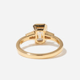 Emerald-cut Ponte Three-Stone Ring