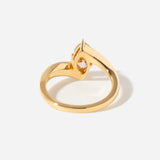 1.06 ct Fancy Brown Marquise Cayan Solitaire