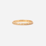 2 mm Scallop Band with White Diamonds