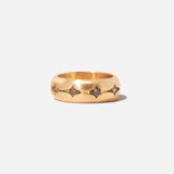7 mm Scallop Band with Champagne Diamonds