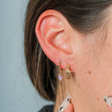 Curb Chain Huggie Hoops