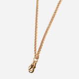 Small Belcher Chain with Dog Clip Clasp