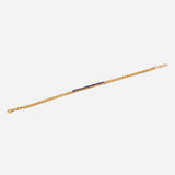 Blue Sapphire Cuban Link Bracelet