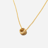 Chain Charm with Diamonds