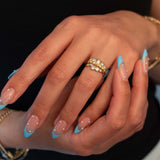Nora Mixed Cut Diamond Band