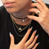 3 mm Leather Cord Choker