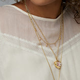 Multi-Shape Bezel Necklace