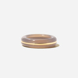 Essential Gem Stacking Ring in Grey Agate