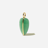 Large Pebble Pendant in Green Aventurine