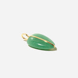 Large Pebble Pendant in Green Aventurine