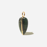 Large Pebble Pendant in Moss Agate