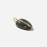 Large Pebble Pendant in Moss Agate