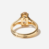 2.14 ct Brown Antique Oval Diamond Vow Solitaire