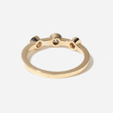 Three Stone White Diamond Theia Ring