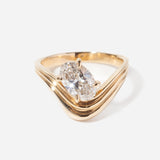 1.25 ct Lab-Grown Oval Diamond Amada Ring