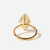 4.42 ct Antique Moval Coursiere Ring