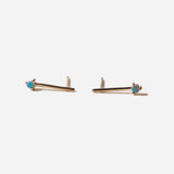 Opal One-Step Bar Earrings