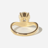 1.90 ct Antique Old European Piscine Ring