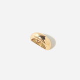 Gold Half Round Slide Bead Charm