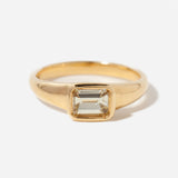 1.01 ct Emerald-cut Aja Ring