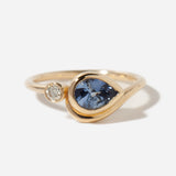 1.15 ct Blue Pear Sapphire Masumi Ring