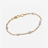 Posey Two Tone Station Bracelet