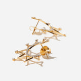 Starburst Crescent Earrings