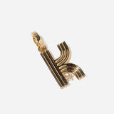 K Groovy Diamond Initial Charm