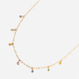 Multi-Shape Bezel Necklace