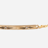 Luna Curved Bar Bracelet