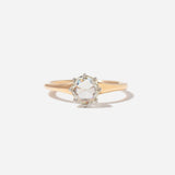 0.91 ct Rose-cut Round Diamond Violaine Ring