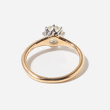 0.91 ct Rose-cut Round Diamond Violaine Ring