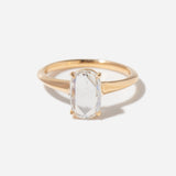 1.34 ct Rose-cut Cushion Diamond Juniper Ring