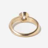 0.82 ct Old European Diamond Low Tide Thin Ring