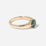 1.15 ct Seafoam Round Tourmaline Luminous Ring