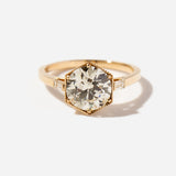 2.10 ct Old European Ashley Hexagon Ring