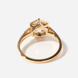 2.10 ct Old European Ashley Hexagon Ring