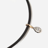 Lab-Grown Pear Diamond Collet Charm