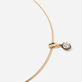 Lab-Grown Round Diamond Collet Charm