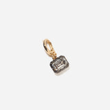Lab-Grown East-West Emerald-cut Diamond Collet Charm